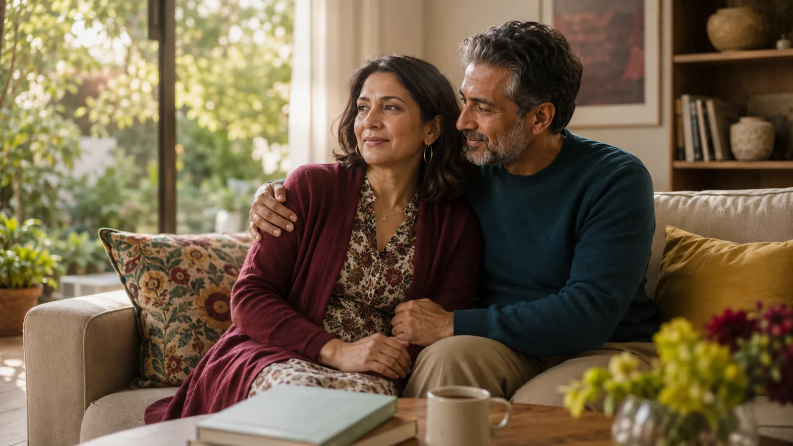 Couple se soutenant lors d’une étape de la vie